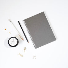 Load image into Gallery viewer, Space Grey - Double-O - A5 (Wiro &amp; Ruled) | 192 pages
