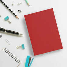 Load image into Gallery viewer, Single Ruled Diary - Textured Red | 192 Pages

